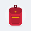 Sac à dos de randonnée 20 L Balade (Rouge)