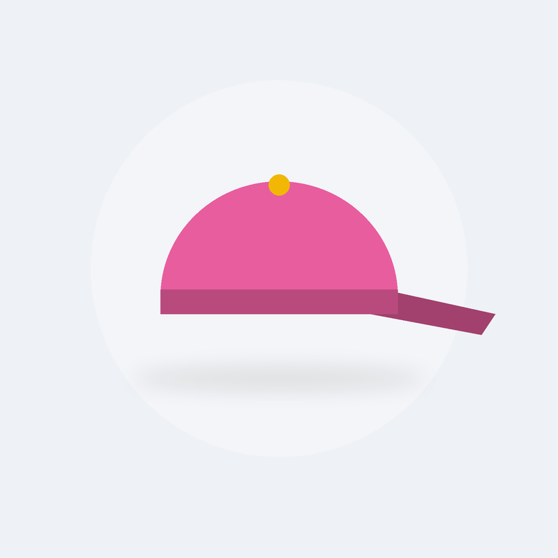 Casquette respirante Soleil (Rose)
