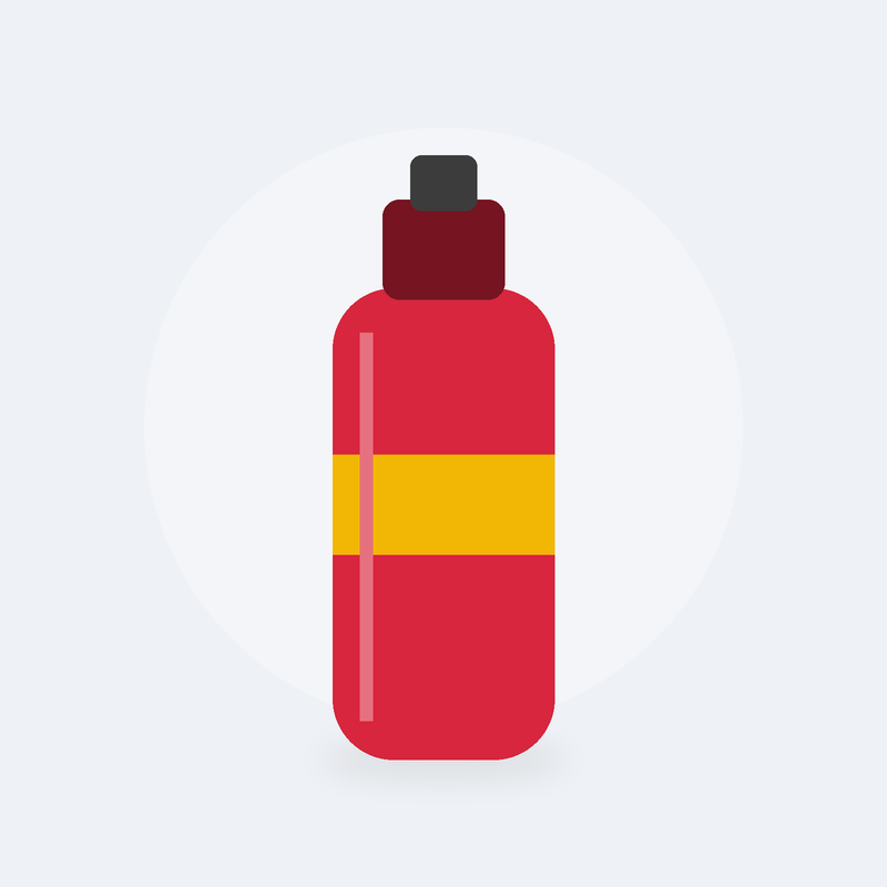 Gourde isotherme 0,75 L (Rouge)