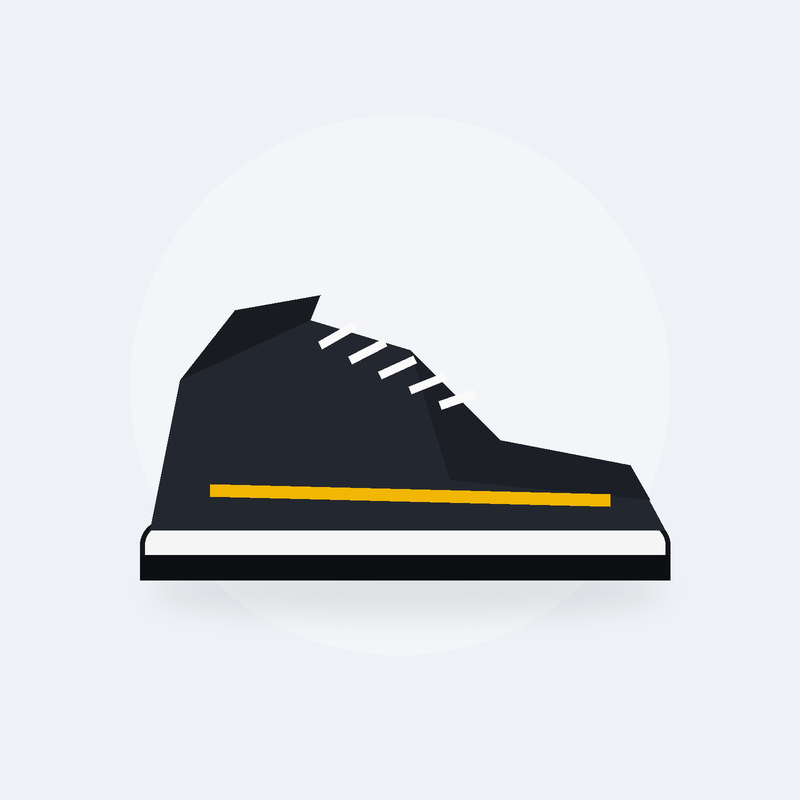 Chaussures de running amorties Nuage 500 (Noir)