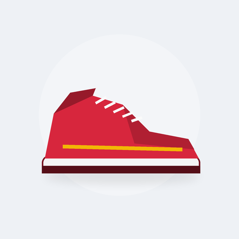 Chaussures de trail Rocaille 700 (Rouge)