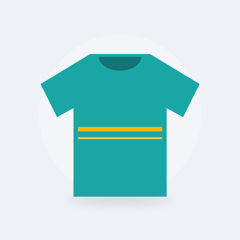 T-shirt manches longues Aube (S, Turquoise)