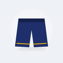 Short de running 2 en 1 Élan (S, Bleu nuit)