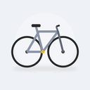 Vélo de route Asphalte 900 (S, Gris)