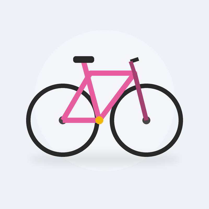 Vélo enfant 20 pouces Galop (Rose)