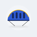 Casque de vélo urbain Ruelle (S, Bleu)