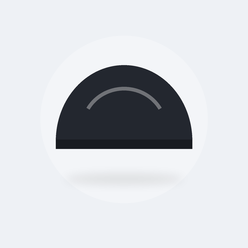 Bonnet de bain en silicone (Noir)