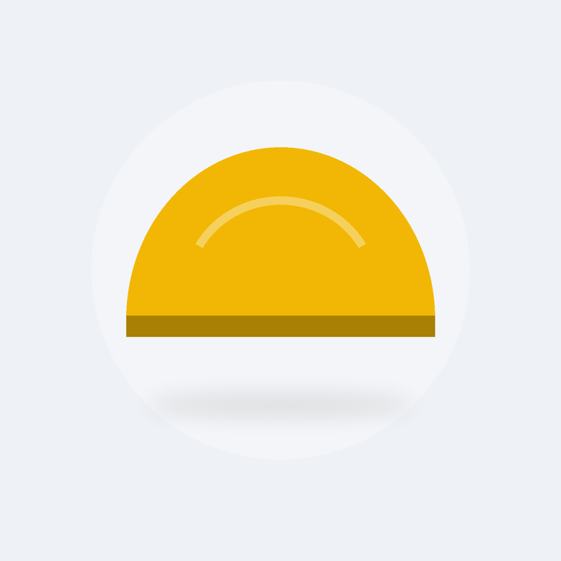 Bonnet de bain en silicone (Jaune)