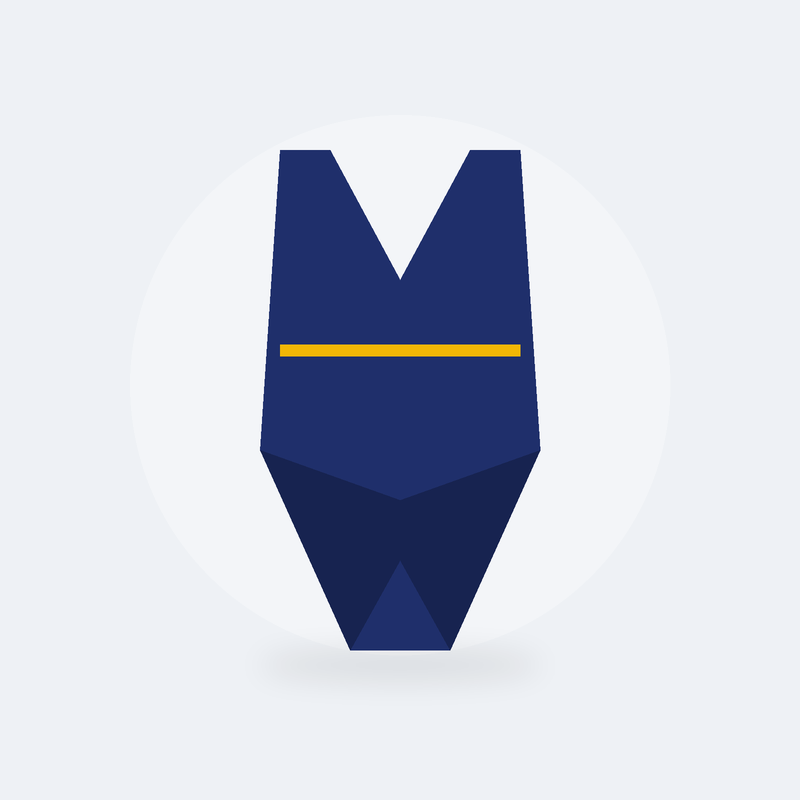 [NA-004] Maillot de bain une pièce Lagune