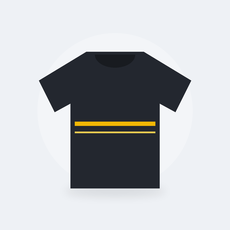 T-shirt de fitness Tonique (S, Noir)
