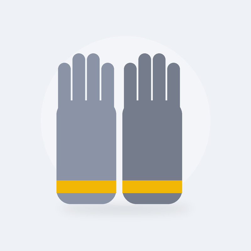 Gants de musculation (S, Gris)