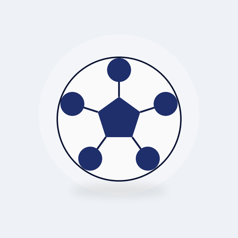 Ballon de football de match (Bleu nuit)