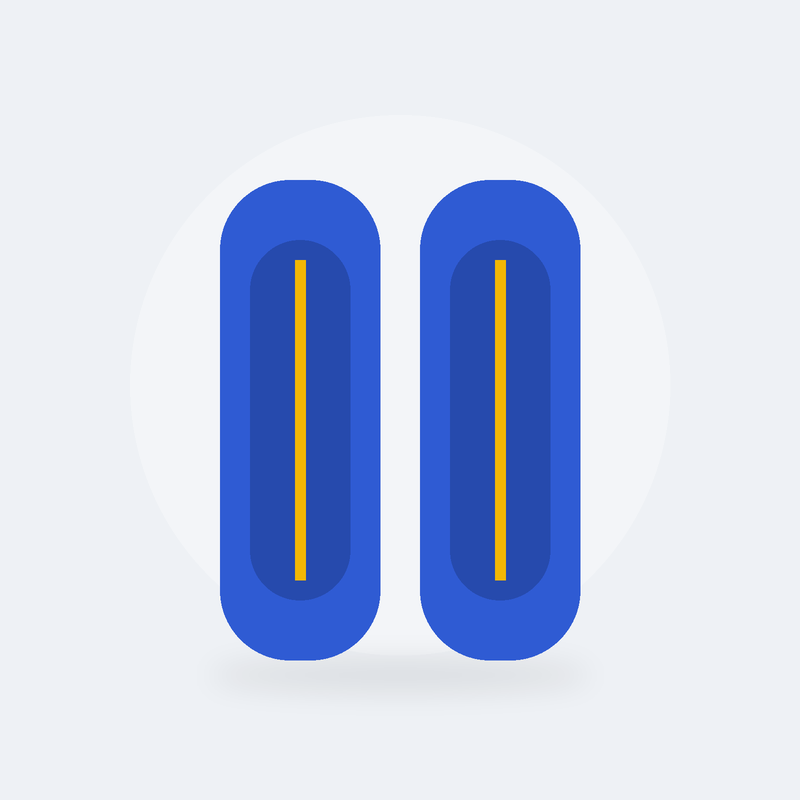 Protège-tibias Tacle (Bleu)