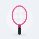 Raquette de tennis junior Volée (Rose)