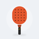 Raquette de padel débutant (Orange)